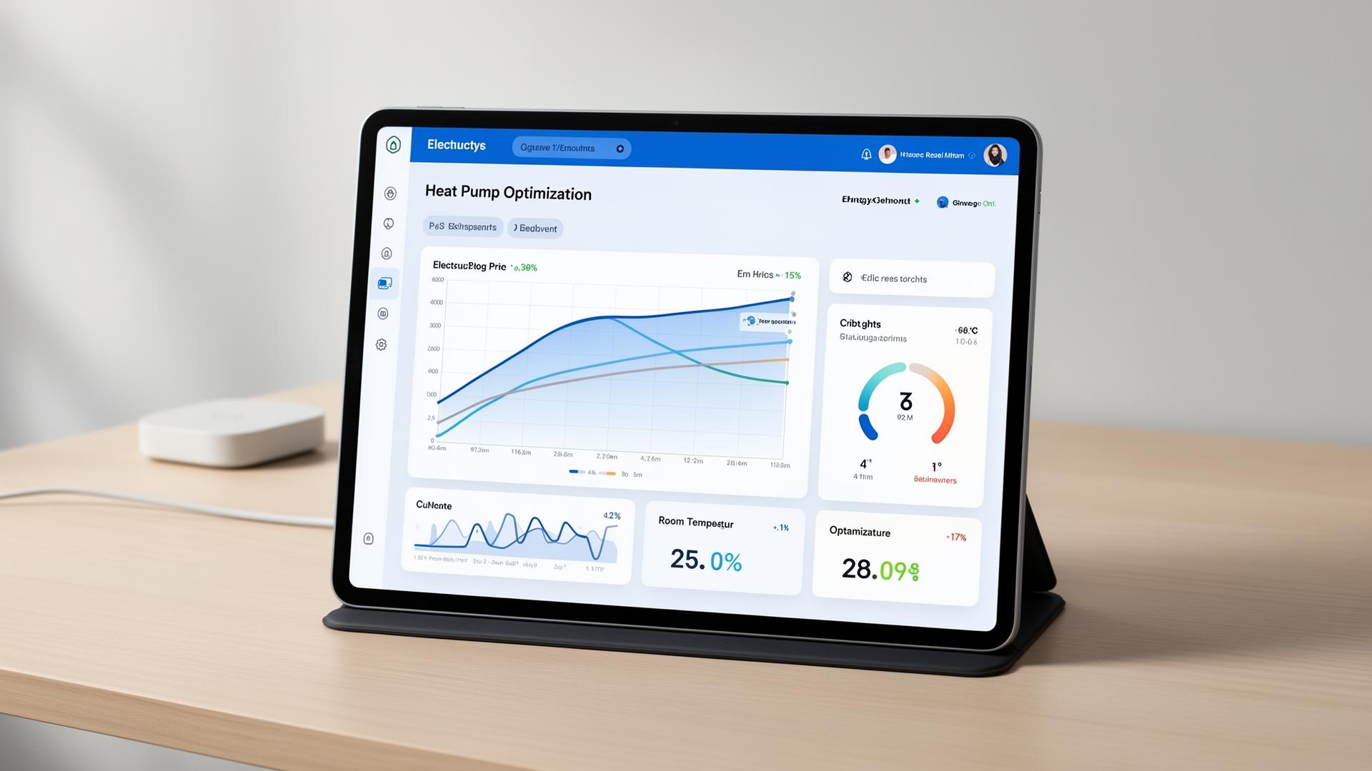Smart Dashboard zur Wärmepumpen-Optimierung